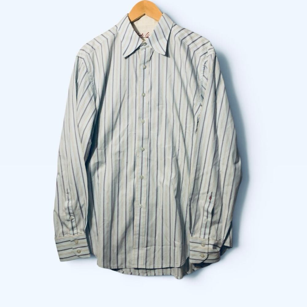 Robert Graham Multicolor Striped Men's Shirt  sz large